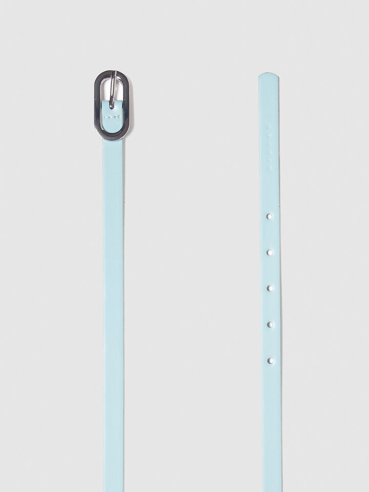 Thin belt - women's belts - Light Blue | Sisley image number 2